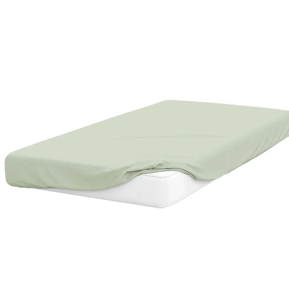 Double Deep Fitted Bed Sheet - Apple, Cotton Polyester