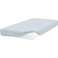 Double Deep Fitted Bed Sheet - Duck Egg, Cotton Polyester