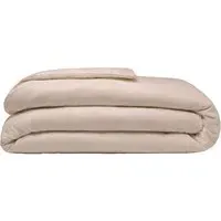 Double Duvet Cover - Cream, Brushed Cotton