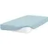 Double Fitted Bed Sheet - Blue, Brushed Cotton