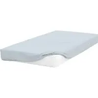 Double Fitted Bed Sheet - Duck Egg, Cotton Polyester
