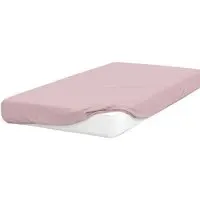 Double Fitted Bed Sheet - Pink, Brushed Cotton