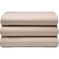 Double Flat Bed Sheet - Cream, Brushed Cotton