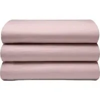 Double Flat Bed Sheet - Pink, Brushed Cotton