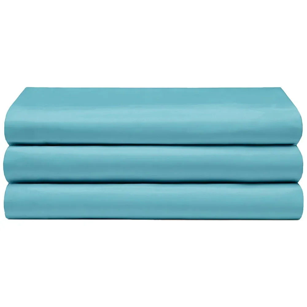 Double Flat Bed Sheet - Teal