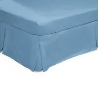 Double Platform Valance - Sky Blue