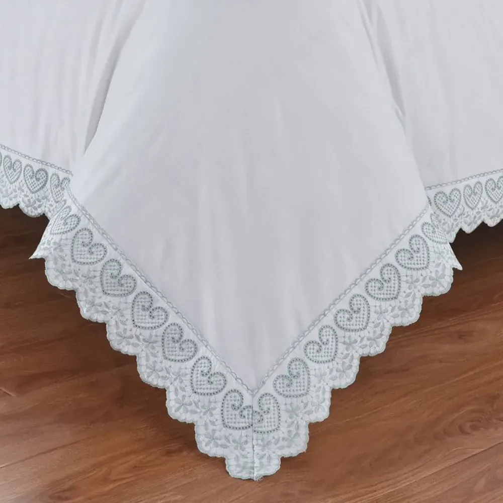 Elise Single Duvet Cover Set - Green