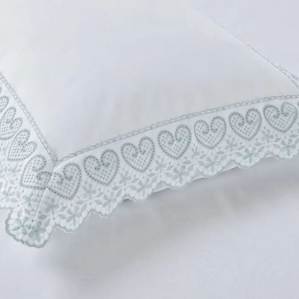 Elise Super King Size Duvet Cover Set - Green