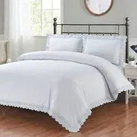 Elise Super King Size Duvet Cover Set - Green