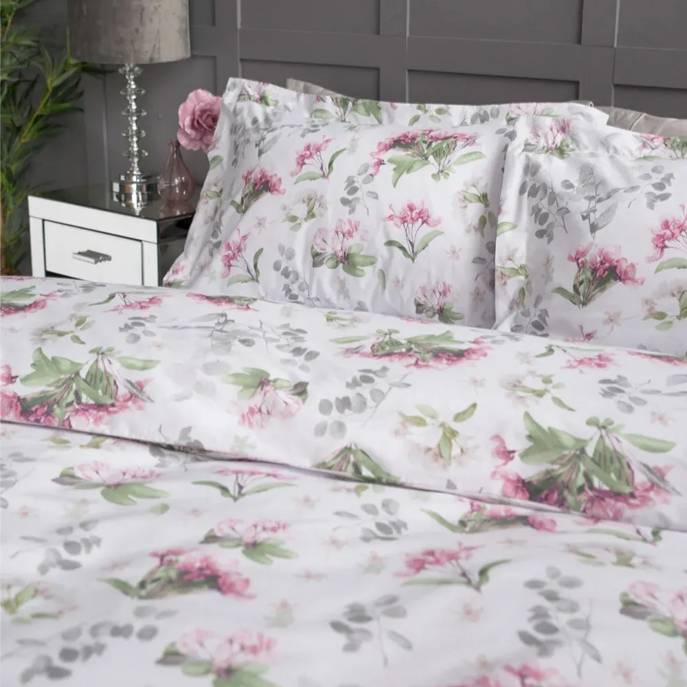 Elsbeth Super King Size Duvet Cover Set - Multi, Cotton