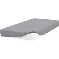 Emperor Size Fitted Bed Sheet - Grey, Cotton Polyester