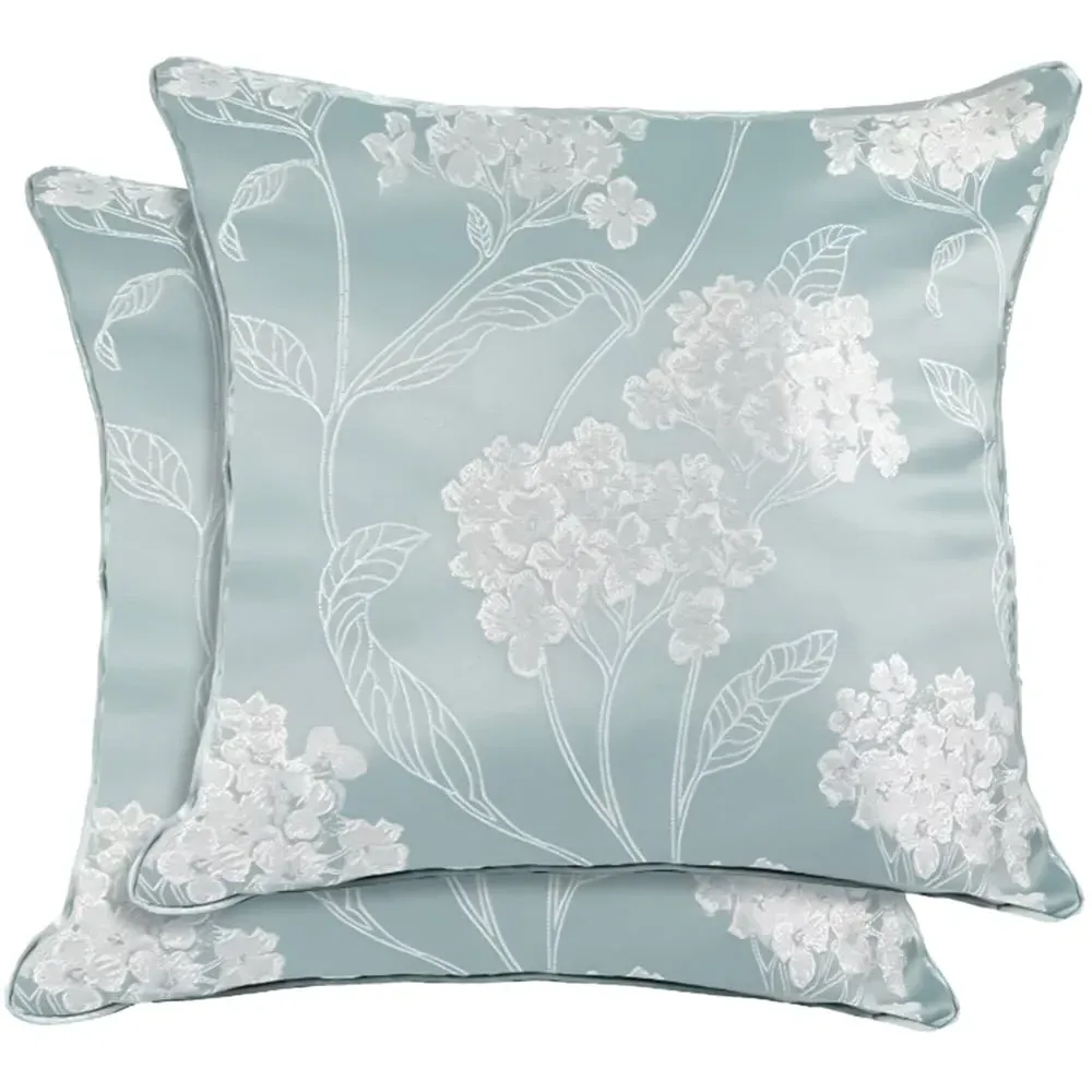 English Garden Cushion Cover - Duck Egg