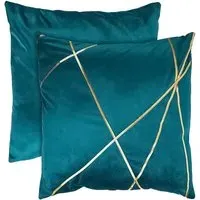 Fractal Cushion Cover - Emerald