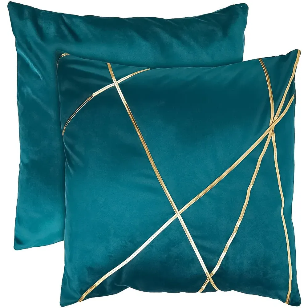 Fractal Cushion Cover - Emerald