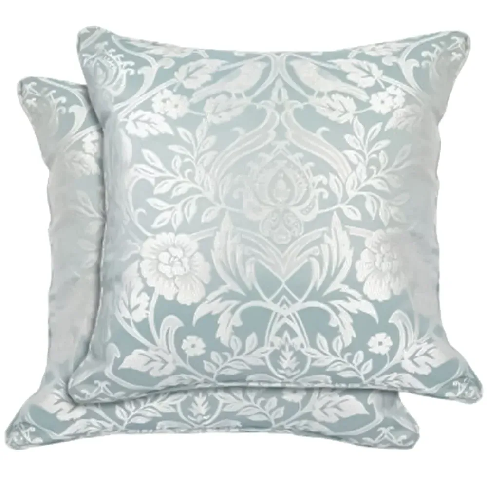 Harrow Square Cushion Cover - Duck Egg