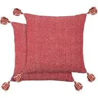 Hartley Cushion Cover - Red