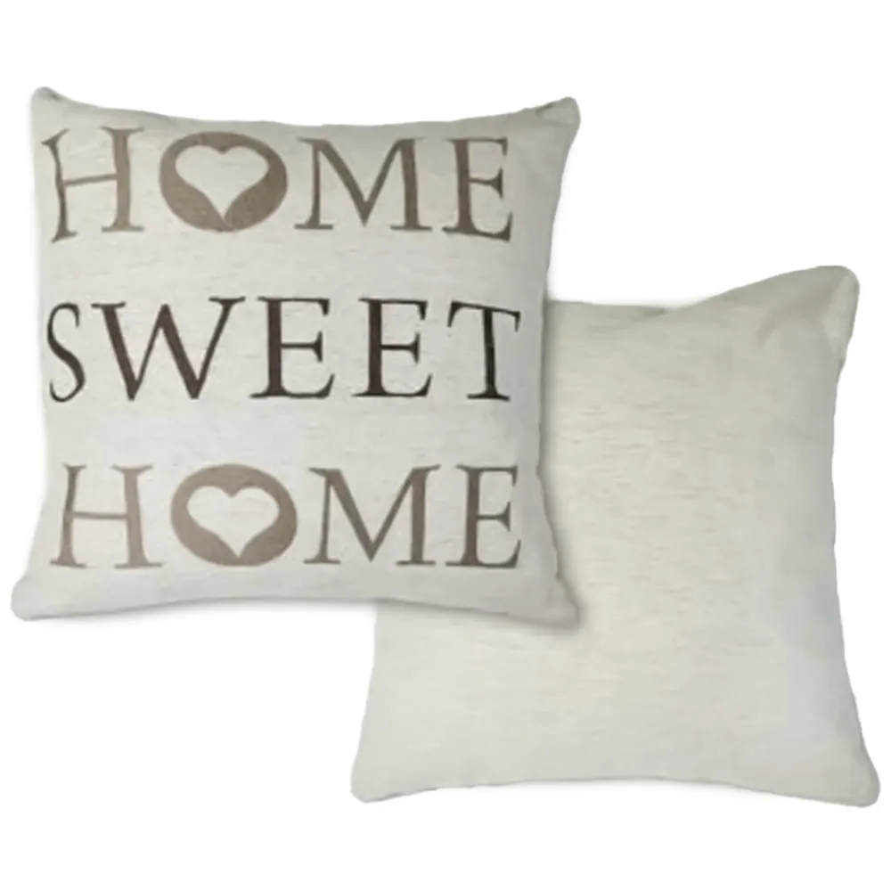 Home Sweet Home Cushion Cover - Beige image