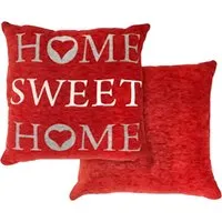 Home Sweet Home Cushion Cover - Burnt Orange