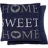 Home Sweet Home Cushion Cover - Navy
