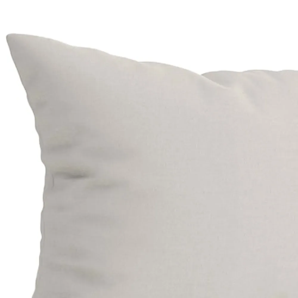 Ivory Pillowcase - Cream, Cotton Polyester