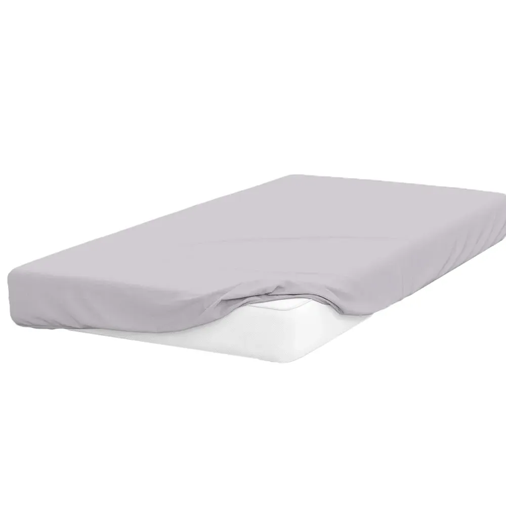 King Size Deep Fitted Bed Sheet - Cloud, Cotton Polyester