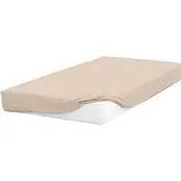 King Size Deep Fitted Bed Sheet - Cream, Cotton Polyester