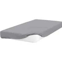 King Size Deep Fitted Bed Sheet - Grey, Cotton Polyester