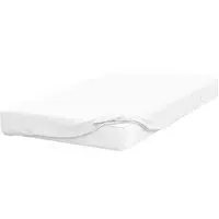 King Size Deep Fitted Bed Sheet - White, Cotton Polyester