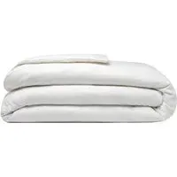 King Size Duvet Cover - White, Brushed Cotton