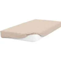 King Size Fitted Bed Sheet - Cream, Cotton Polyester