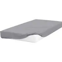 King Size Fitted Bed Sheet - Grey, Cotton Polyester