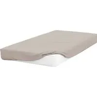 King Size Fitted Bed Sheet - Mushroom, Cotton Polyester