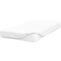 King Size Fitted Bed Sheet - White, Brushed Cotton