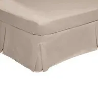 King Size Platform Valance - Cream