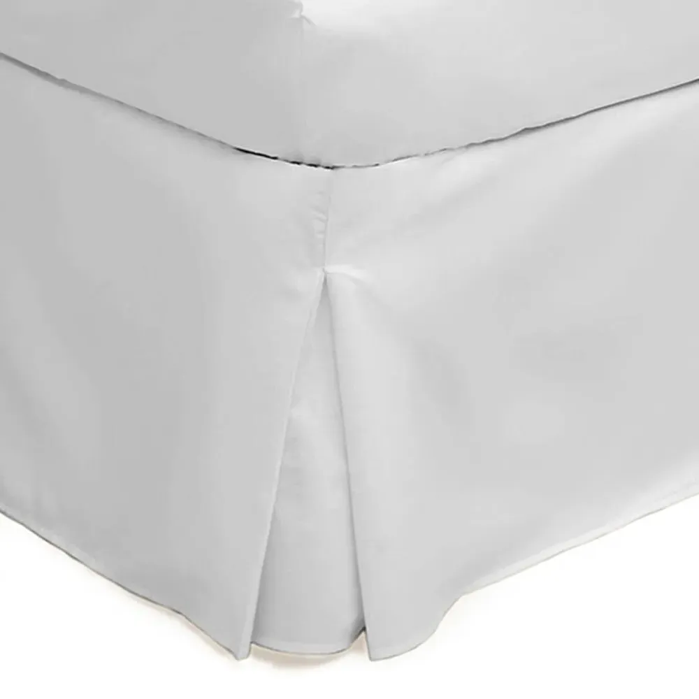 King Size Platform Valance - White