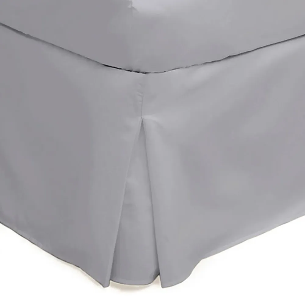 King Size Platform Valance - White