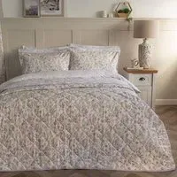 Kira King Size Floral Bedspread - Multi