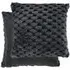 Leah Collection Cushion Cover - Black