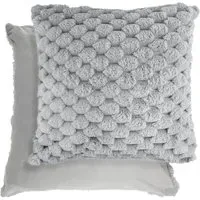 Leah Collection Cushion Cover - Silver