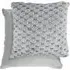 Leah Collection Cushion Cover - Silver