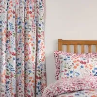 Marnie Floral Curtains with Tie Backs - Multi, Cotton