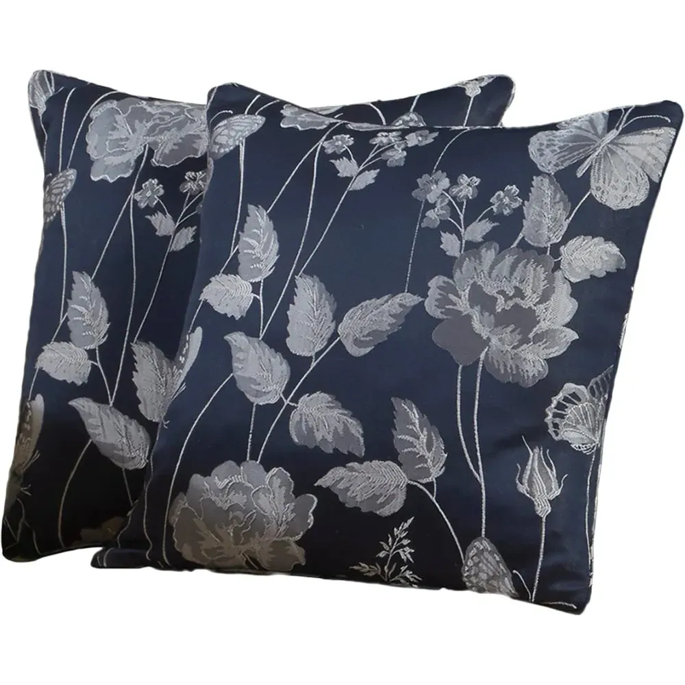 Meadow Cushion Cover - Blue image