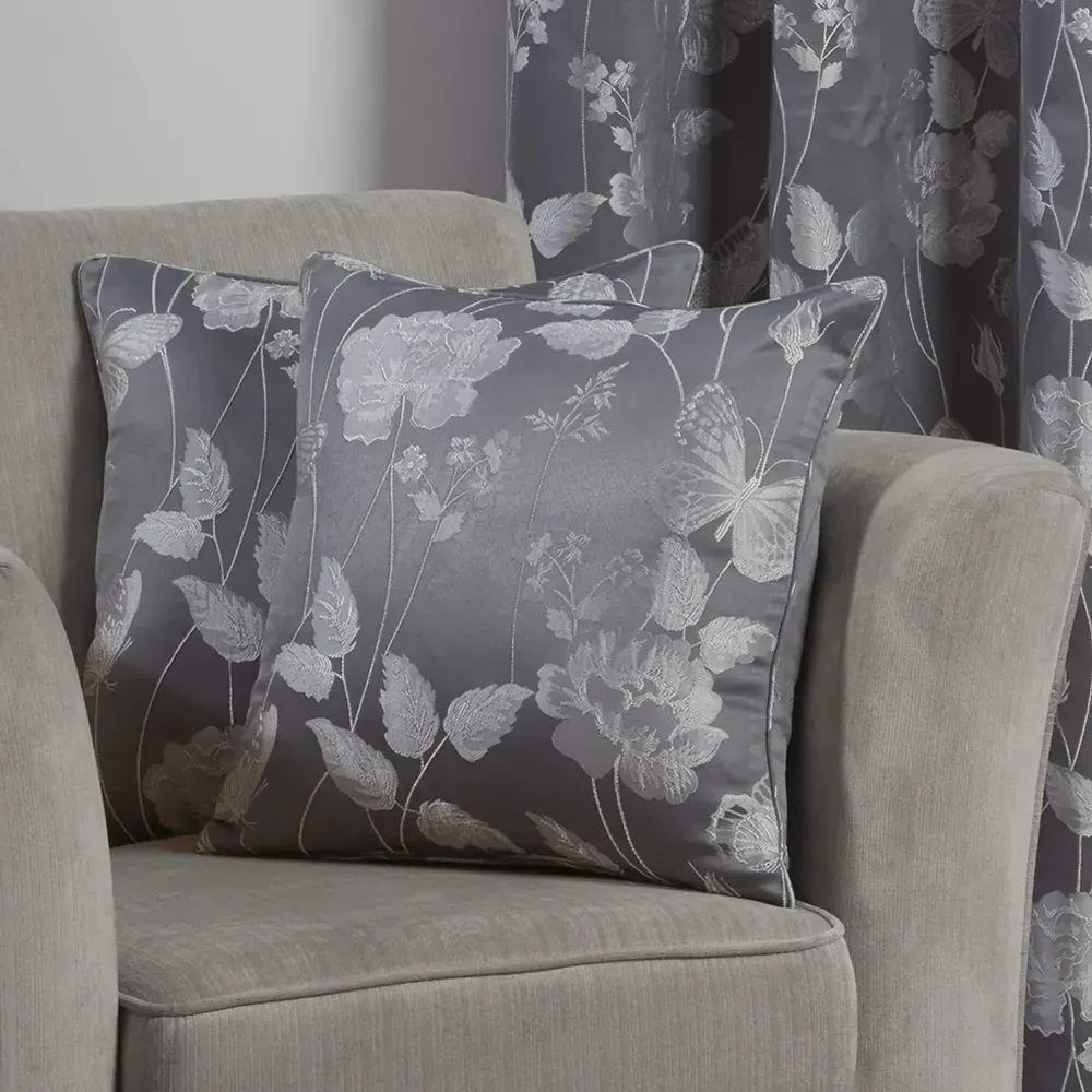 Meadow Cushion Cover - Grey