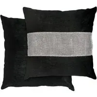 Melia Cushion Cover - Black