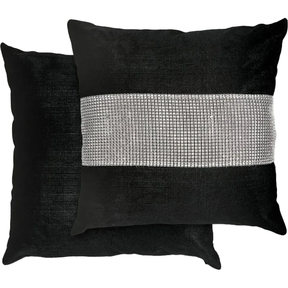 Melia Cushion Cover - Black image