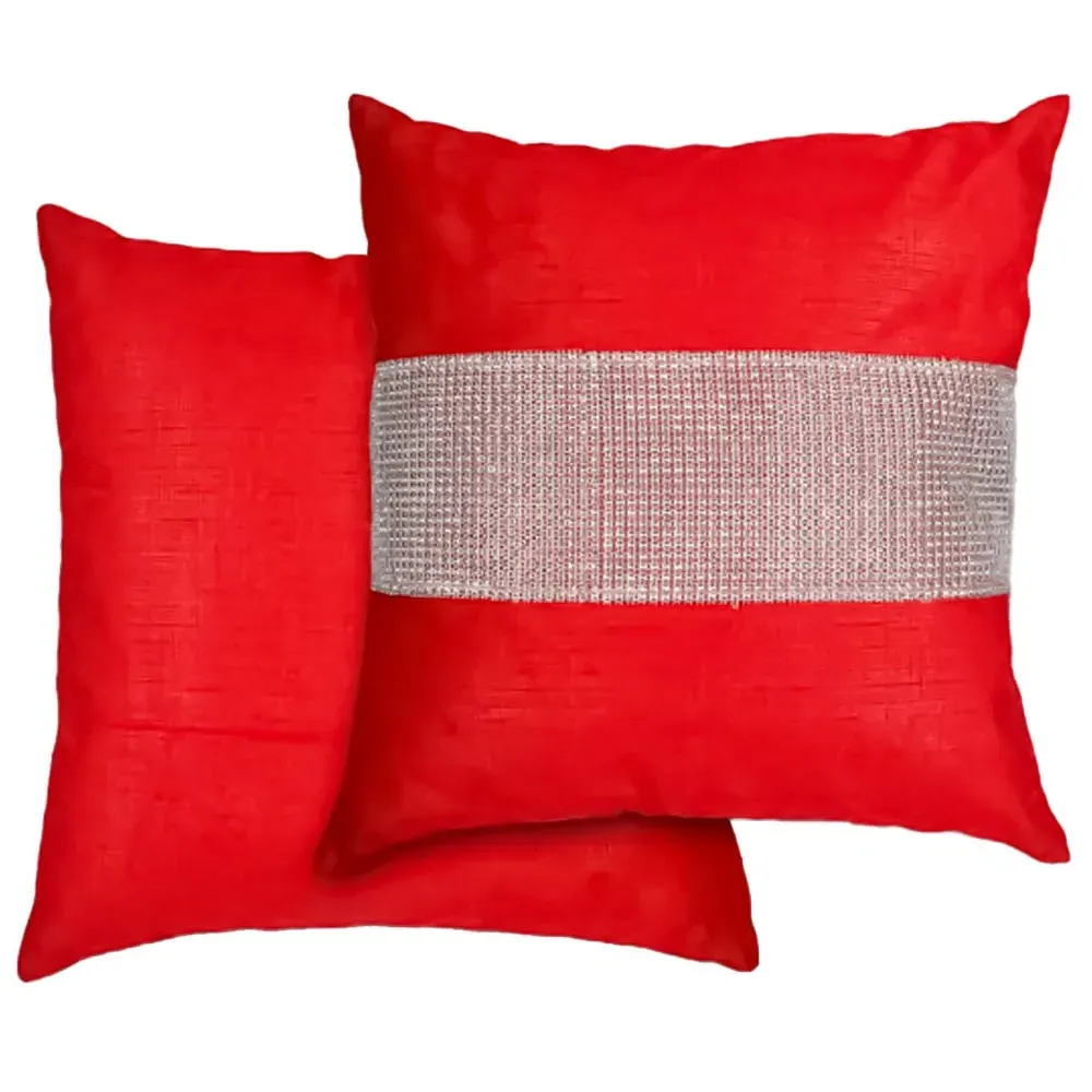 Melia Cushion Cover - Red