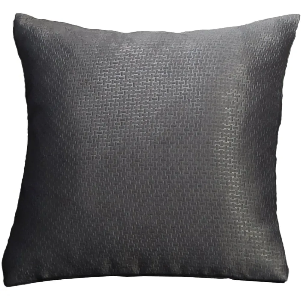 Metro Cushion Cover - Charcoal Grey