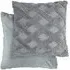 Newton Cross Hatch Cushion Cover - Silver