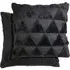 Newton Triangle Soft Touch Cushion Cover - Black