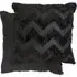 Newton Zig Zag Cushion Cover - Black
